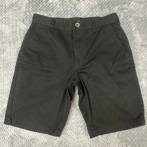 RVCA Men's 29 The Weekend Stretch Chino Short Shorts‎ Black Casual 9in Inseam